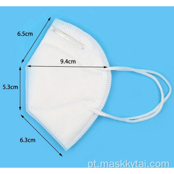 4ply medical kn95 earloop máscara facial